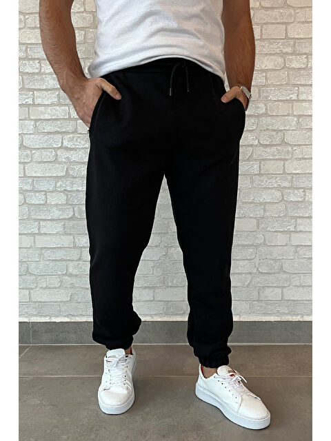 Mishar İtalia Şardonlu Paça Lastikli Üç İplik  Erkek Jogger Eşofman Altı - S000308903-19351