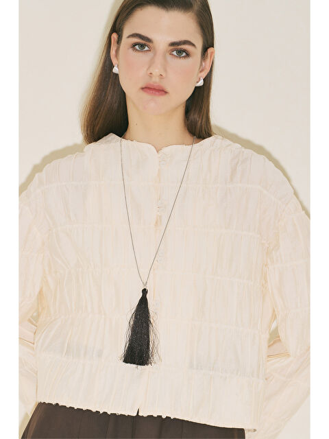 Manuka Dokulu Mırına Bluz İnci - S000529512-20063