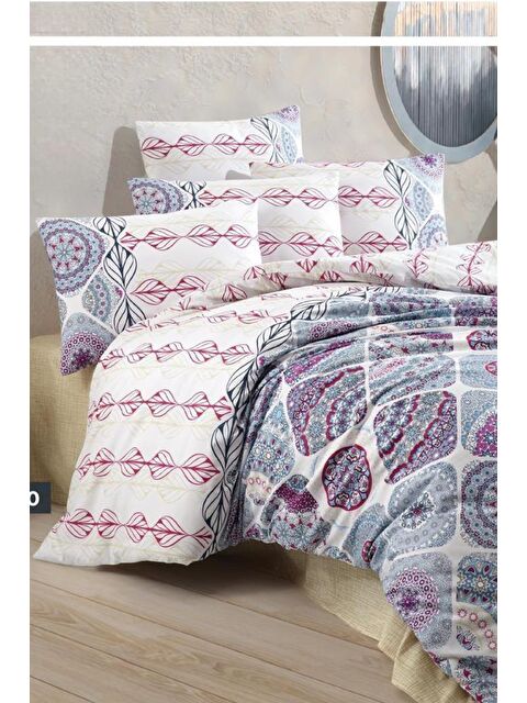 Çeyiz Diyarı Göknur Çift Kişilik Lastikli Çarşaflı Nevresim Takımı - S000496230-23173