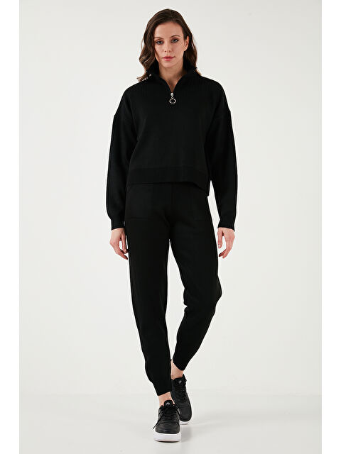 Fashion Friends Regular Fit Fermuarlı Yaka Kadın Alt-Üst Takım 24K0501K1 - S000303375-19351