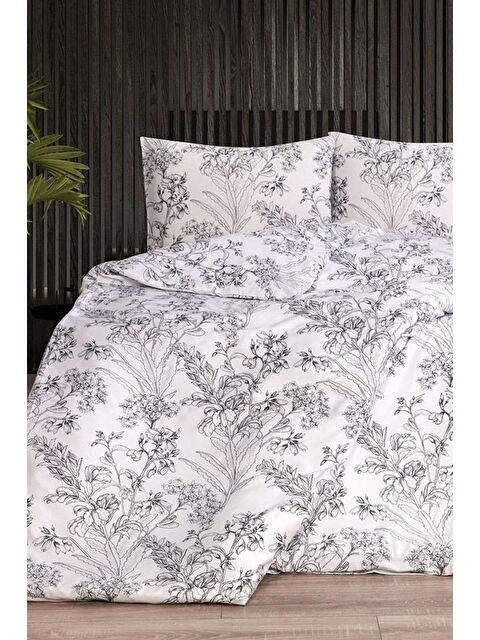 Çeyiz Diyarı Şaiya 4 Parça Çift Kişilik Pamuk Saten Nevresim Takımı - S000496233-23173