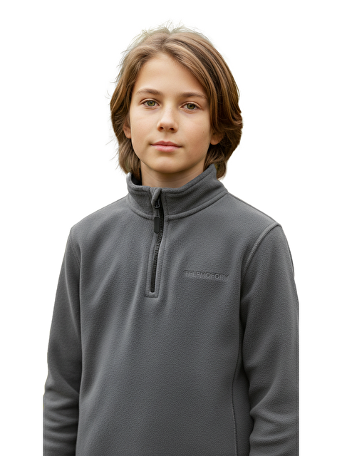 THERMOFORM Polarline Çocuk 1/4 Fermuar Sweatshirt ANTRASiT - S000532684-5262