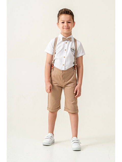 Myhanne Armalı Papyonlu Erkek Çocuk Takım 2541 - S000387586-20063