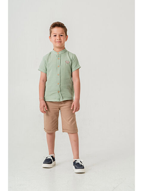 Myhanne Hakim Yaka Şortlu Erkek Çocuk Takım 2551 - S000387588-18194