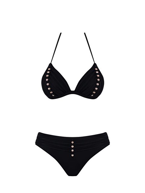 Sailor Moda Üçgen Boncuklu Bikini Takım - S000155346-19351