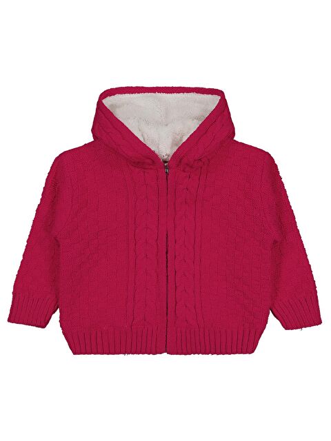 Civil Girls Kapüşonlu 2-5 Yaş Hırka - Fusya 5-6 Yaş - S000494754-18686