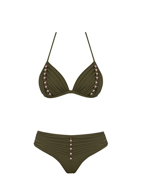 Sailor Moda Üçgen Boncuklu Bikini Takım - S000155347-18547