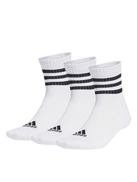 Adidas 3S C Spw MID 3P Unisex Beyaz Çorap - S000344006-20063