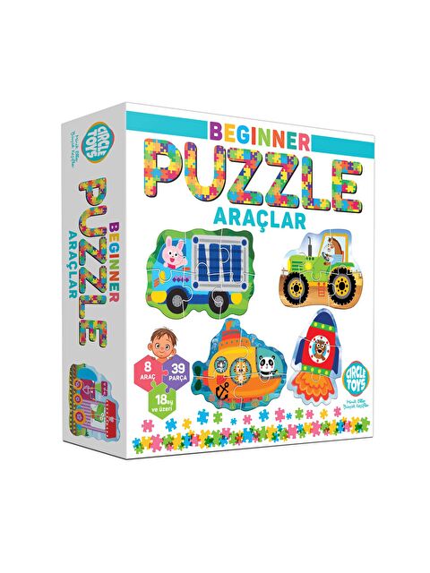 Circle Toys Beginner Puzzle Araçlar - S000059851-23173