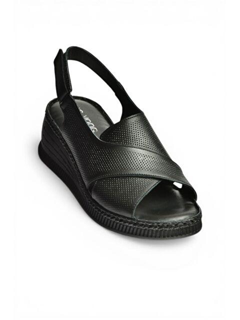 Fox Shoes Siyah Kadın Sandalet Y555511403