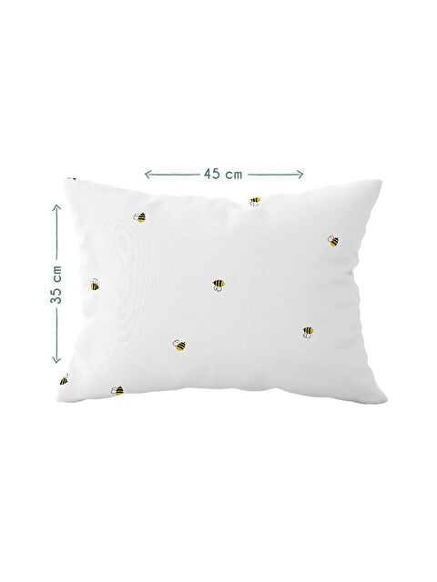 Casadora Baby Happy Bee Allover Saten Yastık Kılıfı - 35x45cm