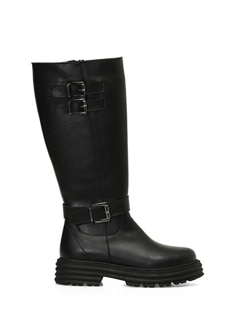 Butigo 24K-695 4PR Siyah Kadın Çizme - S000430262-19351