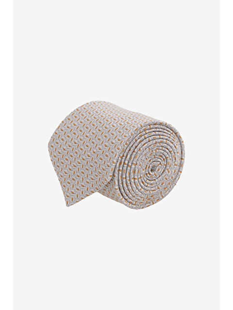 AC&Co / Altınyıldız Classics Erkek Bej Desenli Kravat - S000512312-19928