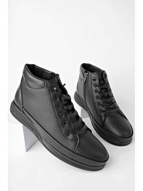 Muggo M0226 Erkek Kışlık Bağcıklı Fermuarlı Bot - S000133043-19351