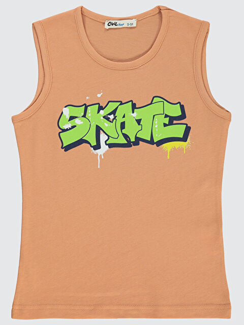 Civil Boys Erkek Çocuk Tişört 2-5 Yaş Kiremit