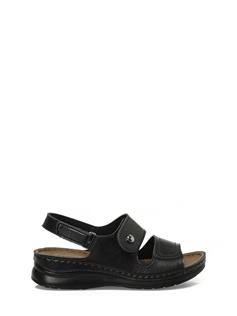 Polaris 167252.Z6FX Siyah Kadın Düz Sandalet - S000523964-19351