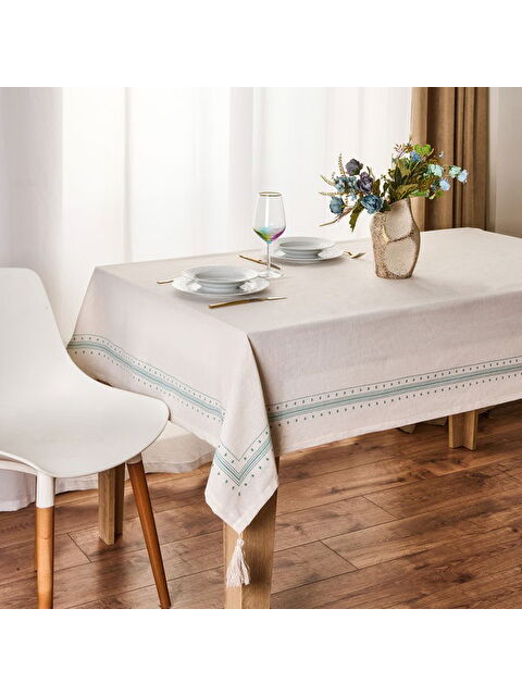 Evidea Soft Nova Masa Örtüsü - Ekru - 140x200 cm - S000508642-19965