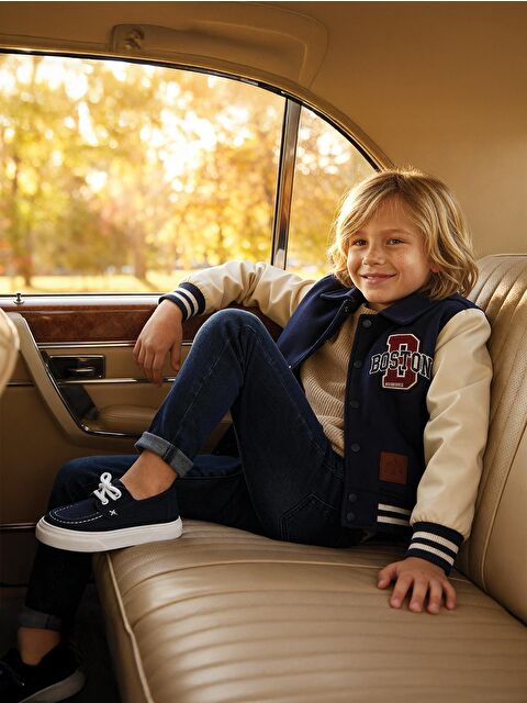 Civil Boys 1986 Dinozor Armalı 6-9 Yaş Ceket - Lacivert 6-7 Yaş - S000494758-21164