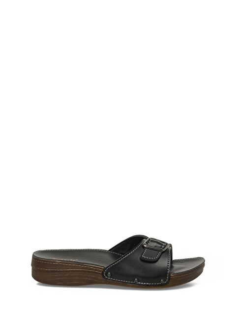 Polaris 409009.Z6FX Siyah Kadın Ev Terliği - S000523967-19351