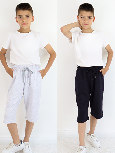 Harika Kids Erkek Çocuk Diz Altı Kapri&Bermuda 2' li Paket - S000400799-37430