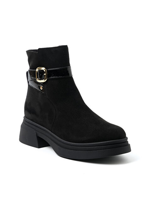 Comart Kadın Bot 9E4932 4932 Camoscio Nero