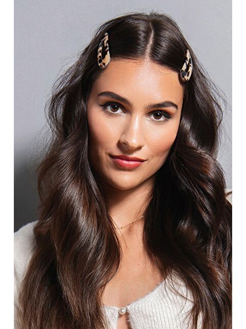 New Obsessions Kaplumbağa Sırtı Akrilik Üçgen Çıtçıt Toka 2'li Paket - S000502649-19928