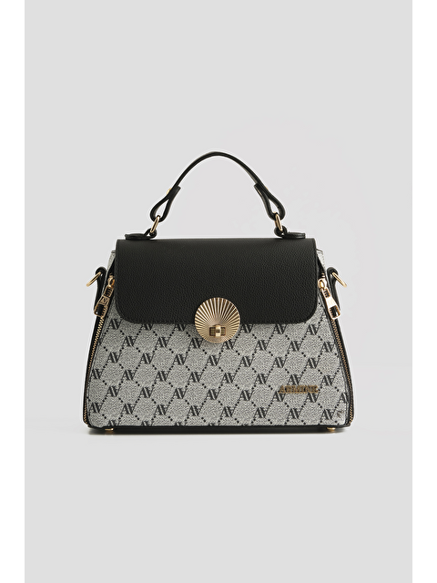 ARMİNE Noktalı Çanta Gri