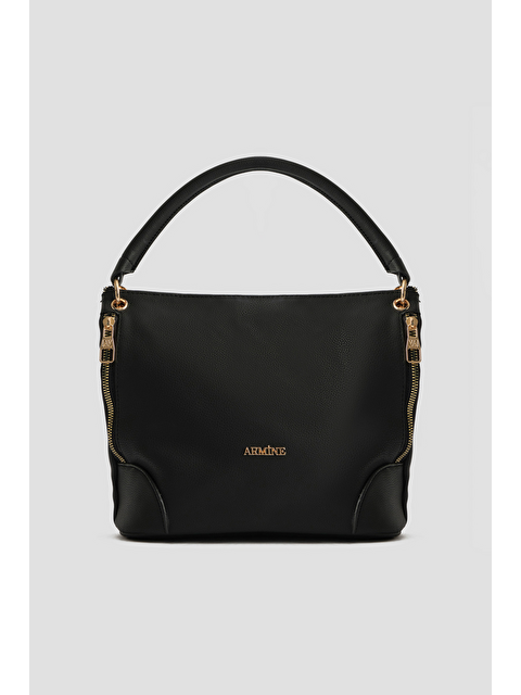 ARMİNE Noktalı Çanta Siyah