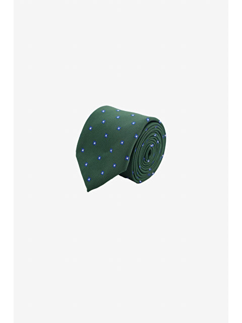 Altınyıldız Classics Erkek YEŞİL MAVİ BEYAZ Desenli Kravat - S000412420-5233