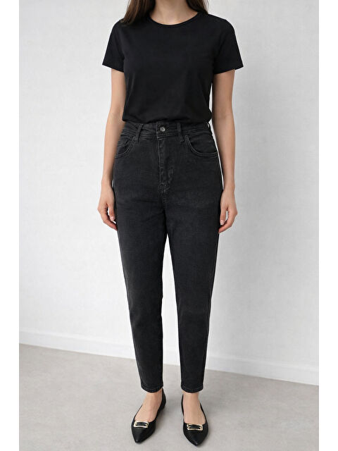 carla10 Siyah Esnek Tam Kalıp Kadın Jean - S000506683-19351