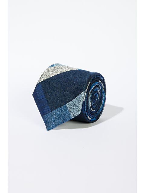 Altınyıldız Classics Erkek Lacivert-Mavi Desenli Kravat - S000412446-37350
