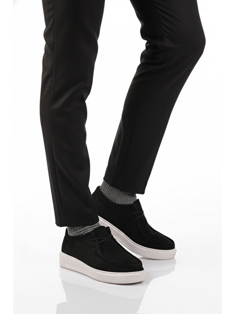 Ayakmod Siyah Nubuk Jel Taban Anatomik Erkek Casual Ayakkabı 1614 M - S000496889-6381