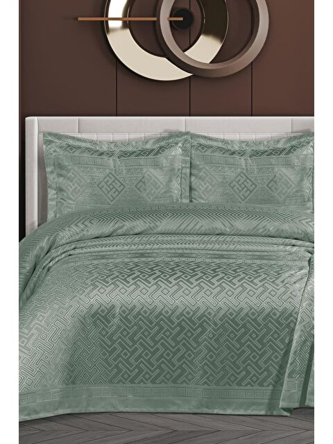 Çeyiz Diyarı Lena Şönil Çift Kişilik Yatak Örtüsü 240x260 cm Mint - S000493252-18194