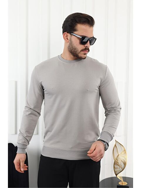 Comstar Erkek Kompakt Pamuklu Slim Fit Sweatshirt