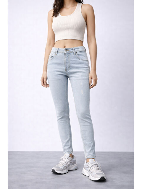 carla10 Açık mavi Jean - S000506694-17437