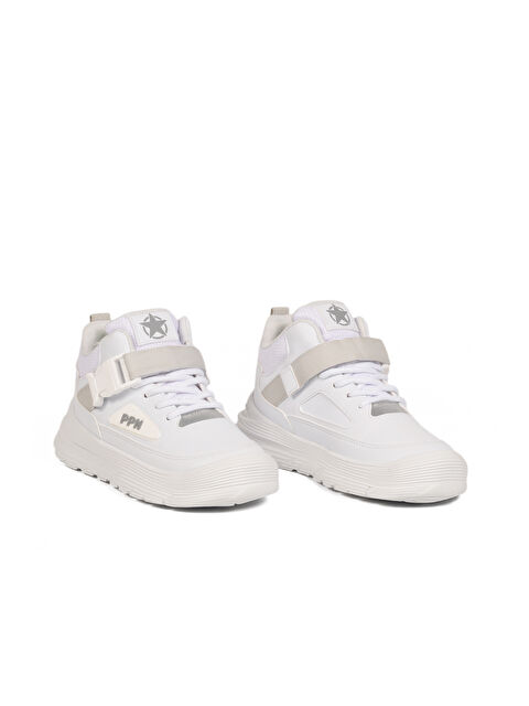 Pepino Beyaz Cırtlı Ortopedik Bilek Boy Erkek Çocuk Bot 2036 F - S000459379-20063