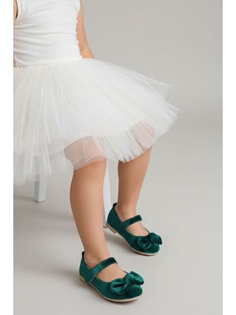 GÖRKEM BEBE AYAKKABI VE TEKSTİL Fiyonk Detaylı Kız çocuk  Babet - S000494527-17703