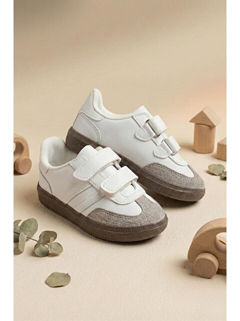 Oksit Smb Bantlı Cırtlı Unisex Retro Stil Çocuk Spor Ayakkabı Konforlu Adımlar Tasarım - S000496898-20063
