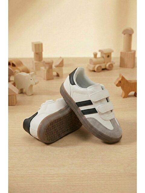 Oksit Smb Bantlı Cırtlı Unisex Retro Stil Çocuk Spor Ayakkabı Konforlu Adımlar Tasarım - S000496898-37246