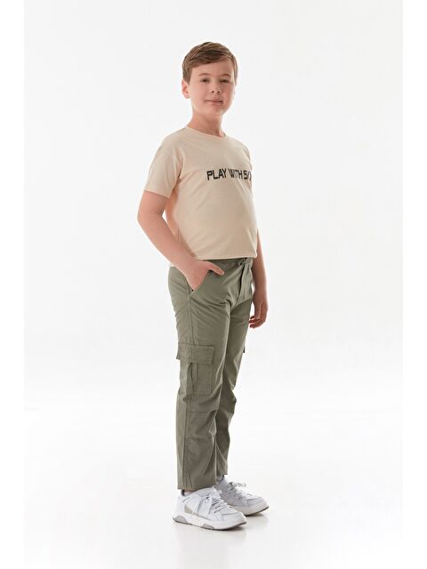 Fullamoda Paraşüt Kumaş Erkek Çocuk Jogger Pantolon - S000422018-18547