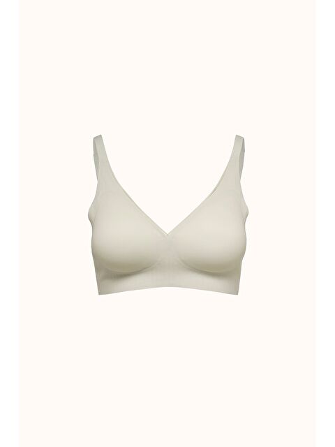 C&City Balensiz Dikişsiz Lazer Kesim Pedli Sütyen Cc417 Taş