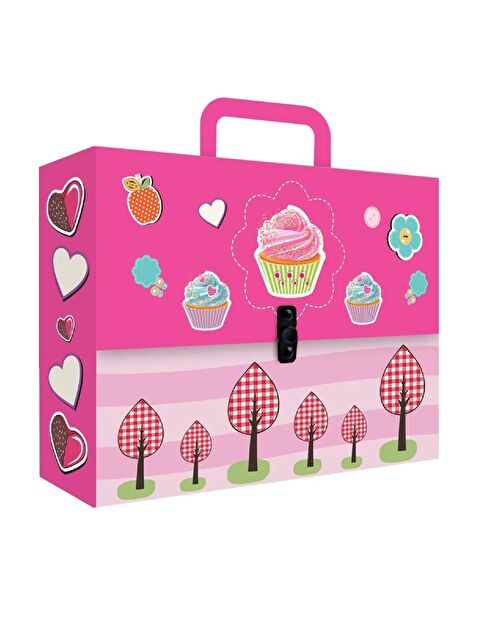 Noki Desenli Kulplu Kutu Klasör Çanta (3200DK) - S000433921-20024