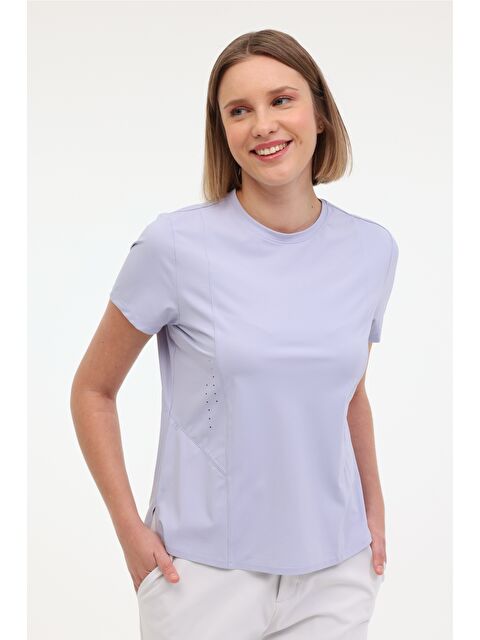 Lumberjack WL WINDY 11BKK92 5FX Lila Kadın Kısa Kol Tişört - S000355663-20042