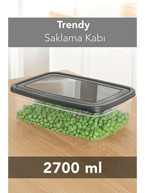 Meleni Home 1 Adet Dikdörtgen Erzak Saklama Kabı 2,7 l