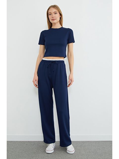 Fullamoda Beli Garnili Cepli Modal Pantolon