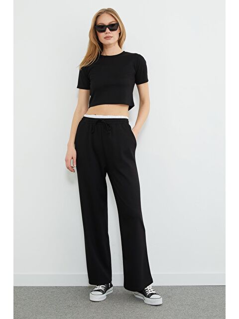 Fullamoda Beli Garnili Cepli Modal Pantolon