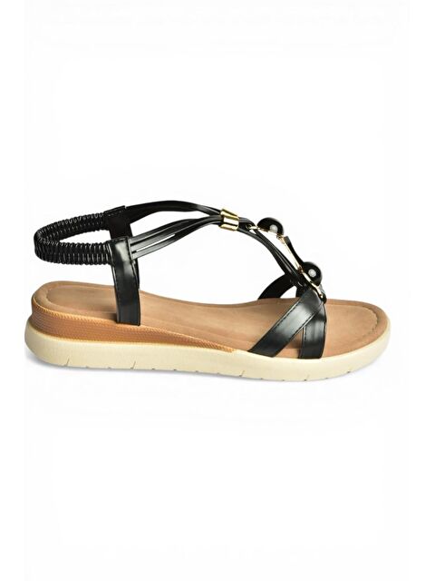 Fox Shoes Siyah Kadın Sandalet Y274801509