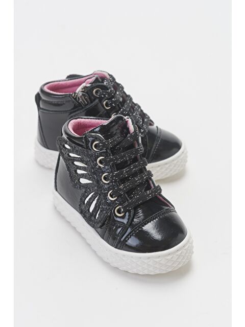 Mnpc Kız Çocuk Siyah Hakiki Deri Suya Dayanıklı Anatomik İlk Adım Bot - S000447378-19351