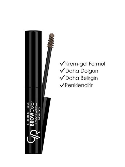 GOLDEN ROSE Brow Color Tinted Eyebrow Mascara No: 06 Deep Brown - Kaş Maskarası - S000369559-35482