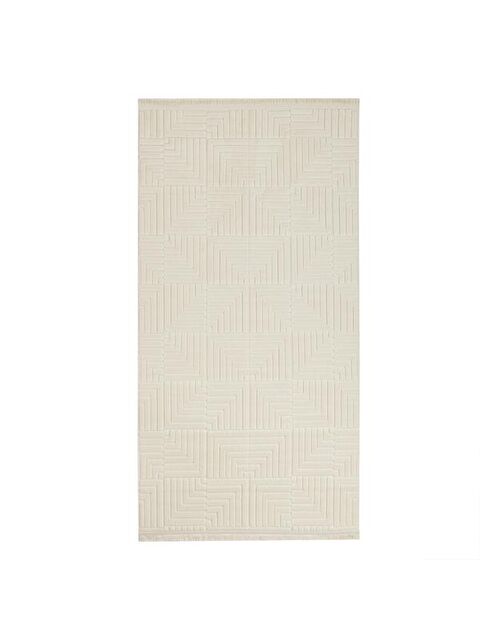 Koridor Halı Happy Dekoratif Halı - Krem - 80x150 cm - S000395141-19966